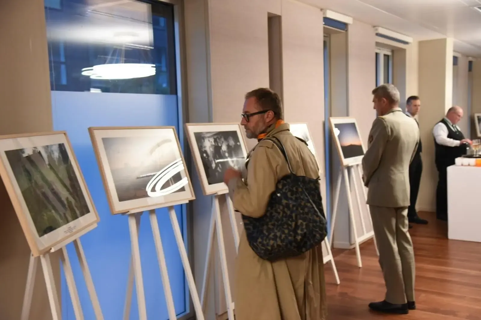 Photo de l'exposition de Joseph Kessel lors de la soirée de lancement
