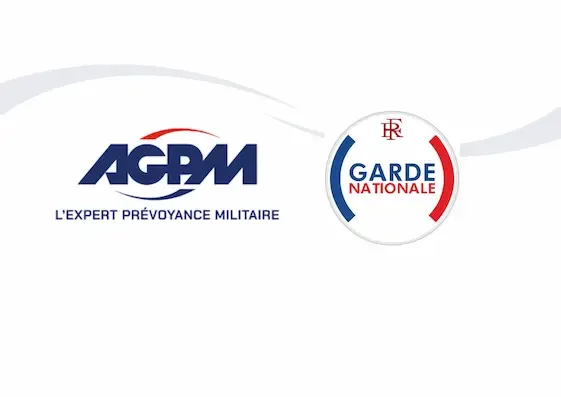 Logo de l'AGPM et de la Garde Nationale