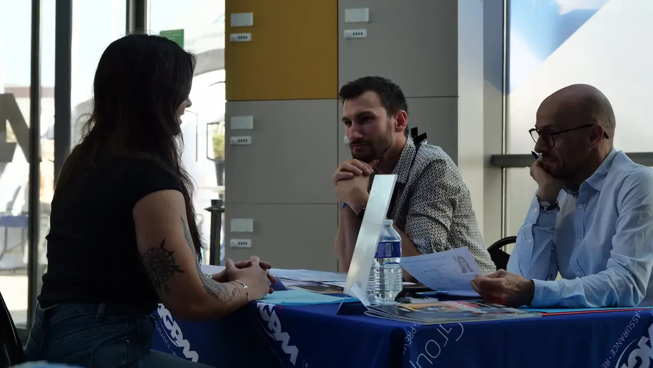 photo du forum de recrutement « Objectif jeunes » de l'AGPM en 2024